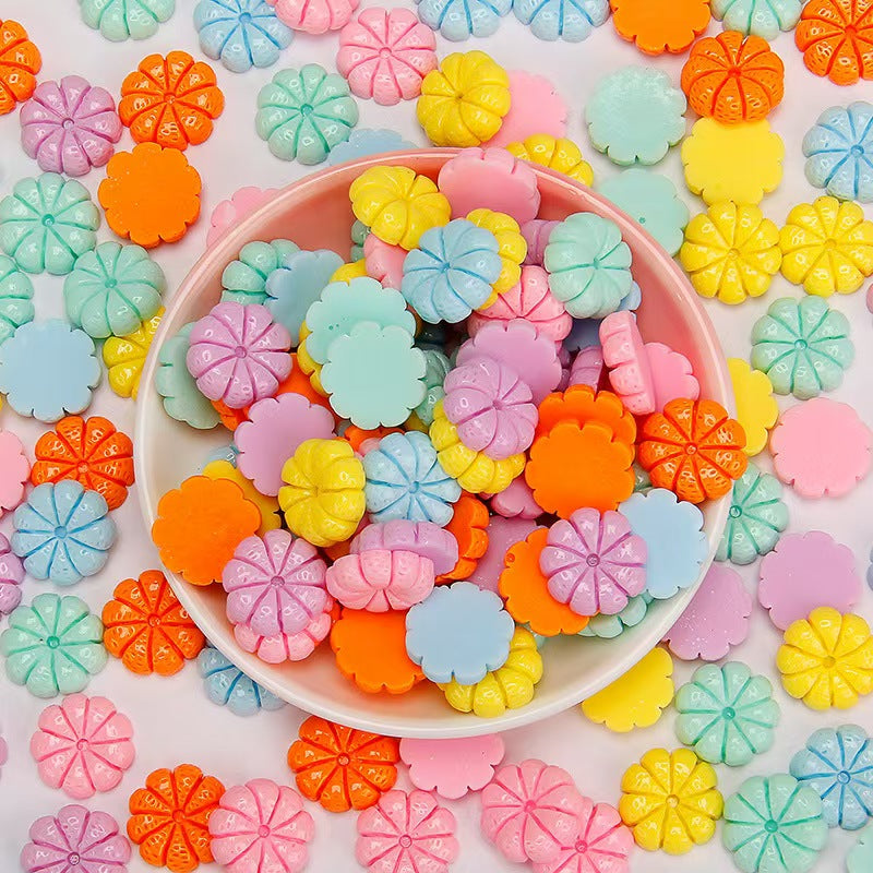 Cream glue DIY mixed color mini small cartoon resin accessories, handmade hair clip accessories, phone case edging material
