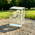 TikTok Exclusive: Custom Crystal Engraving with Free LED Base