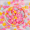 Macaron Color Bunny Head DIY Charms, Cute Resin Rabbit Heads for Phone Case Hair Clip Crafts, Kawaii Scrapbooking Embellishments